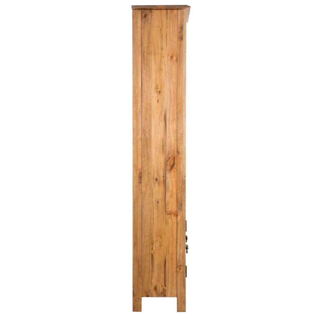vidaXL Dulap de baie, 48x32x170 cm, lemn masiv de pin