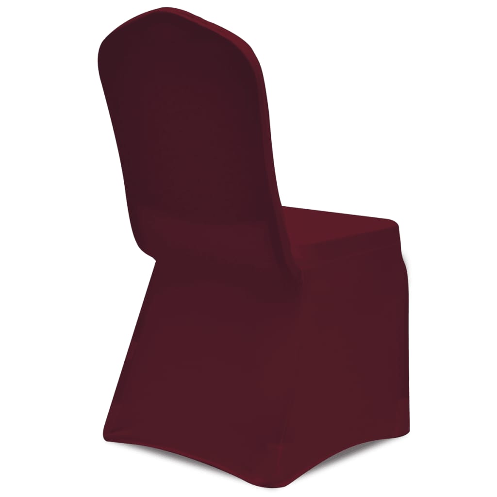 vidaXL Husă de scaun elastică, 6 buc., vișiniu