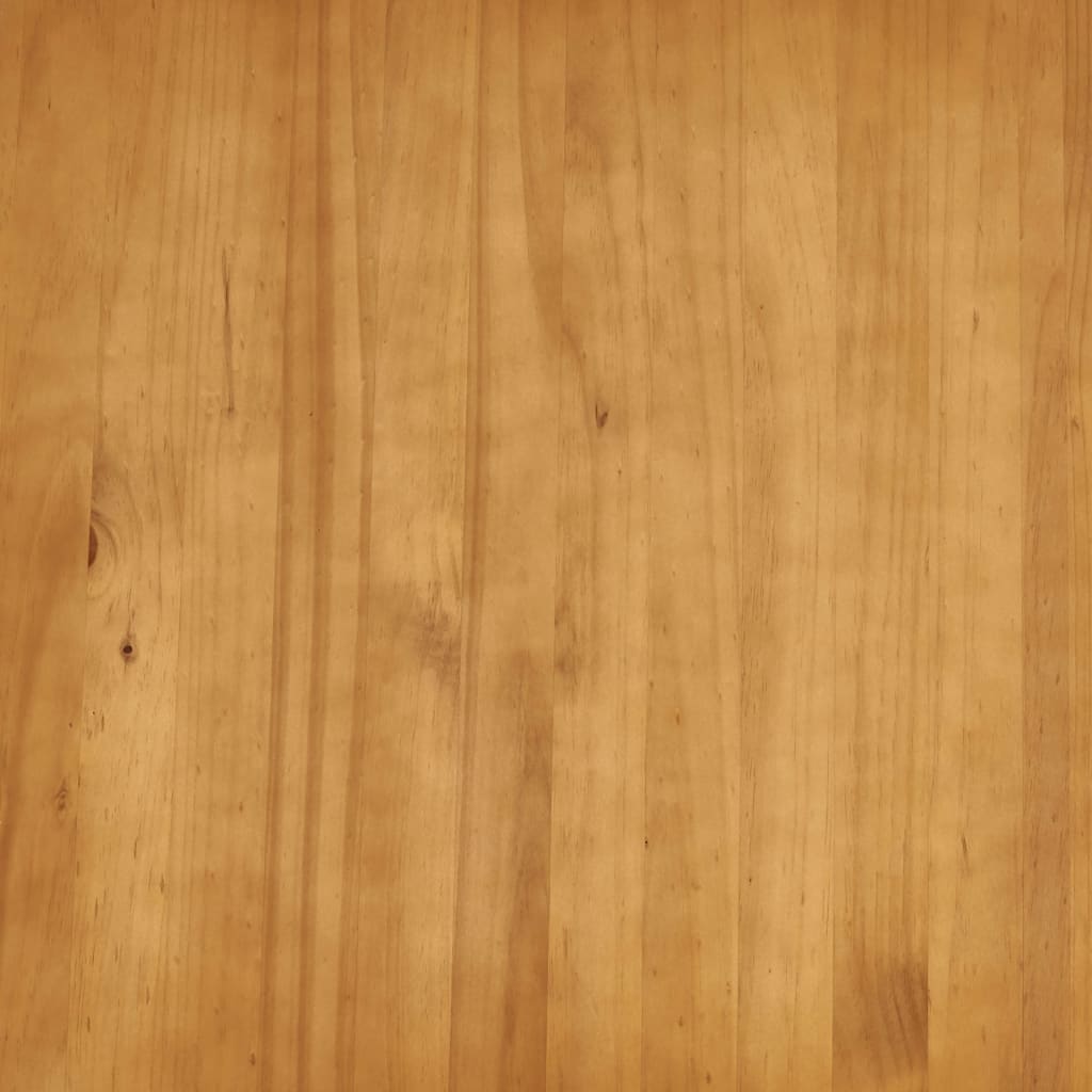 vidaXL Masă de bucătărie, alb și maro, 140 x 70 x 73 cm, lemn de pin