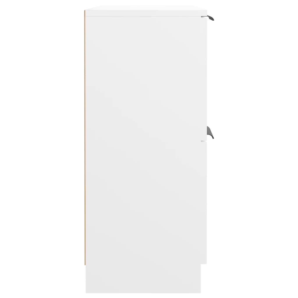 vidaXL Servantă, alb, 60x30x70 cm, lemn prelucrat