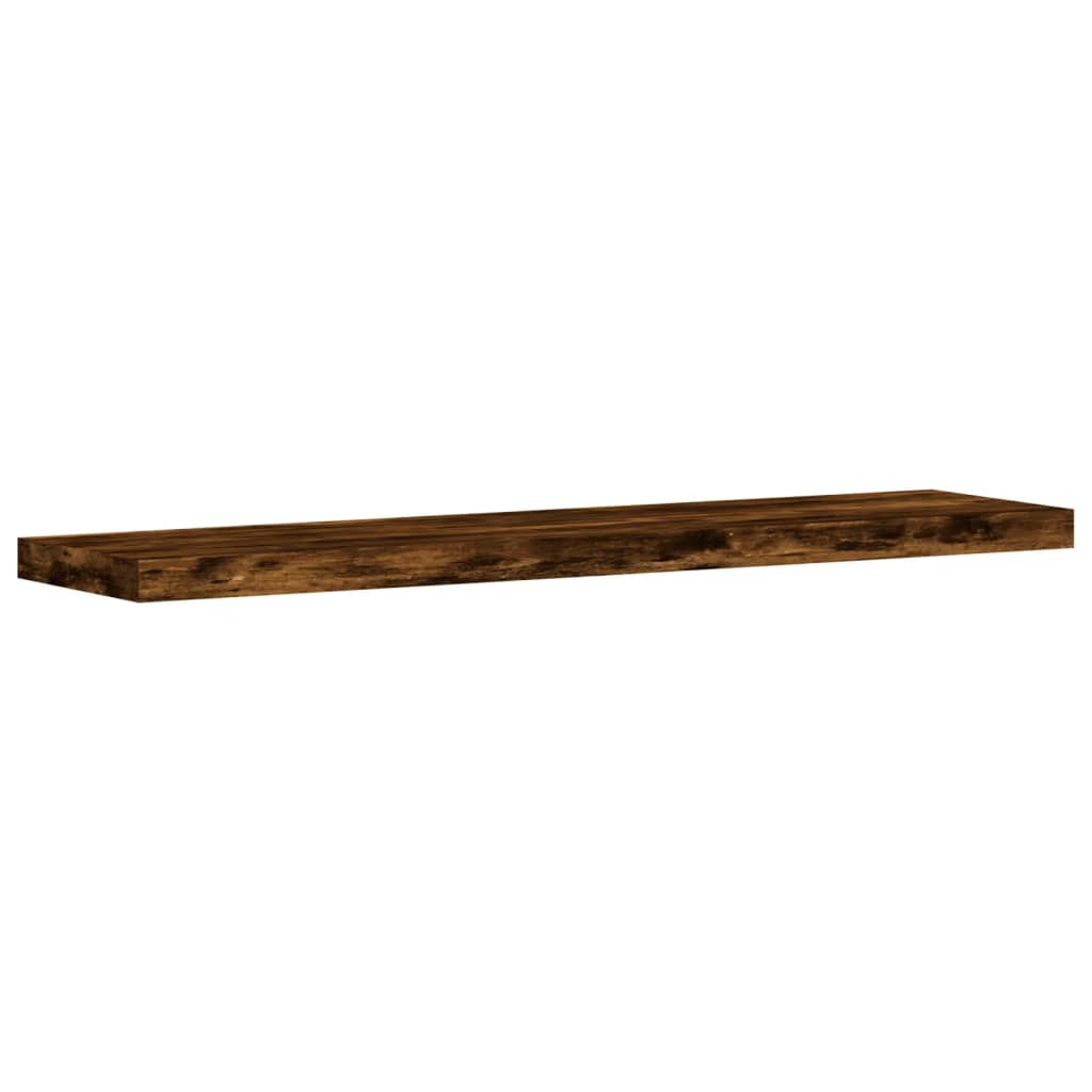 vidaXL Rafturi perete 8 buc. stejar fumuriu 40x10x1,5 cm lemn compozit