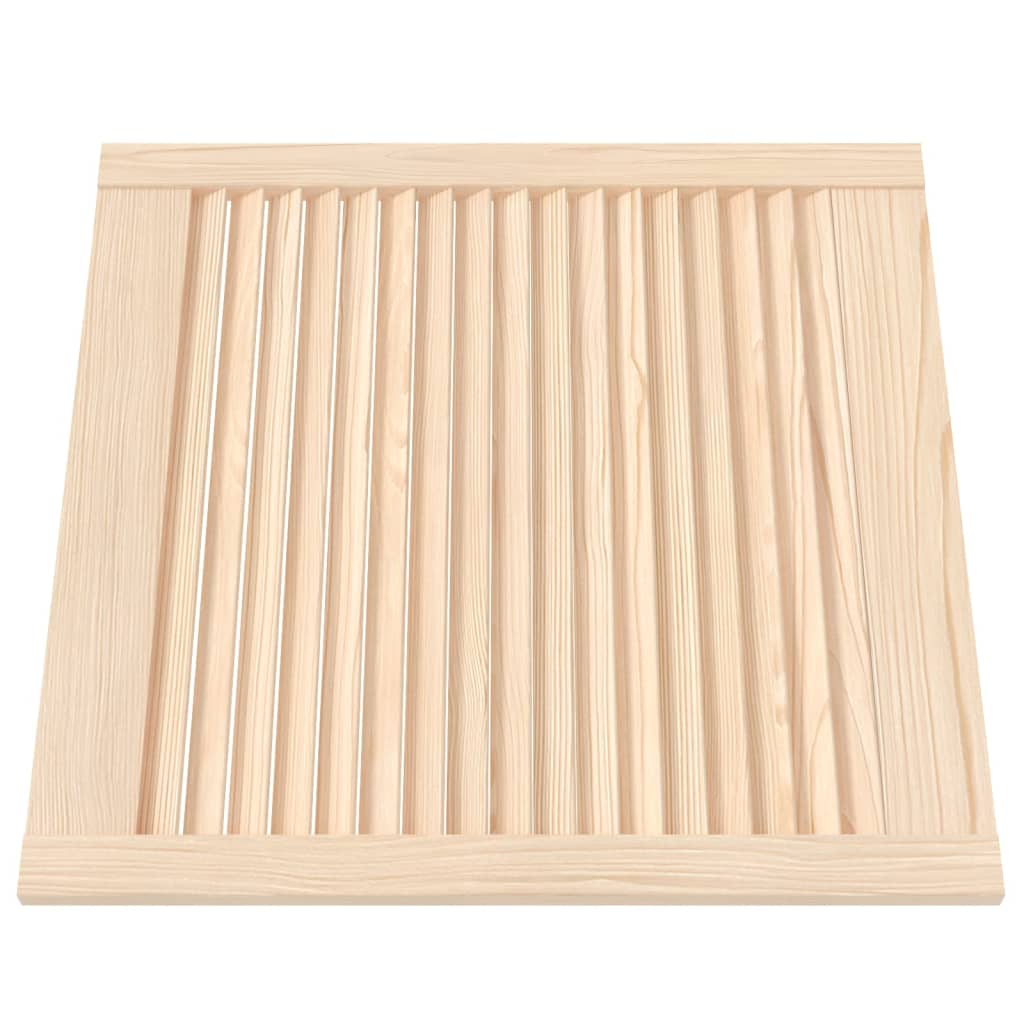 vidaXL Ușă de dulap cu design lambriu, 61,5x59,4 cm, lemn masiv de pin