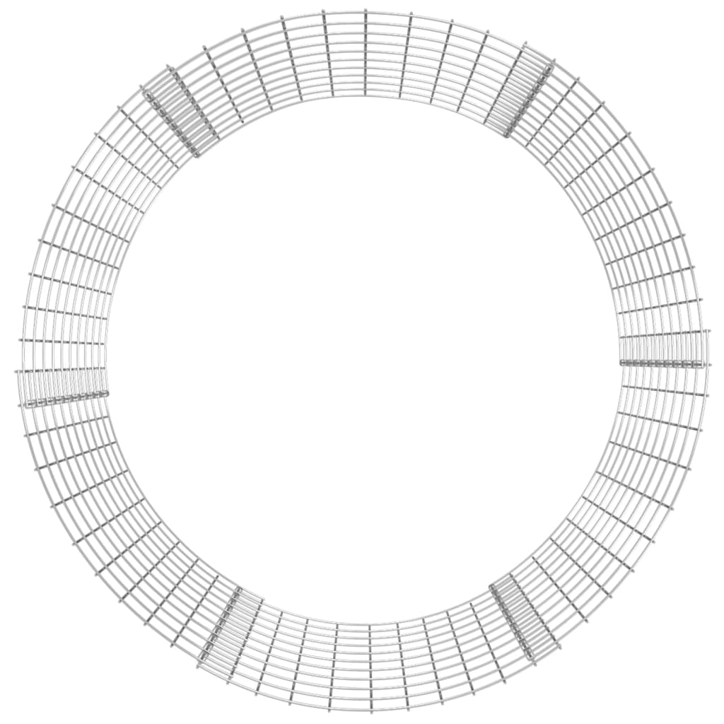 vidaXL Stâlp de gabion, Ø100x100 cm, oțel galvanizat, circular