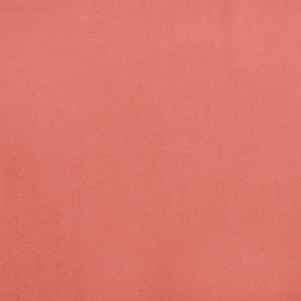 vidaXL Taburet, roz, 45x29,5x35 cm, catifea
