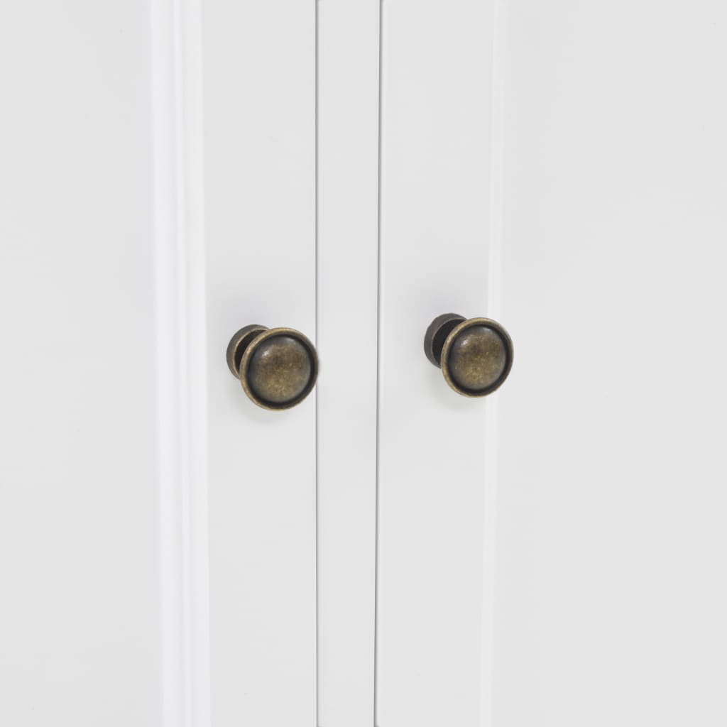 vidaXL Dulap galez cu 4 uși, 80x40x180 cm, MDF și lemn de pin