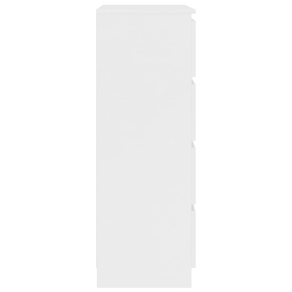 vidaXL Servantă, alb, 60x35x98,5 cm, lemn compozit