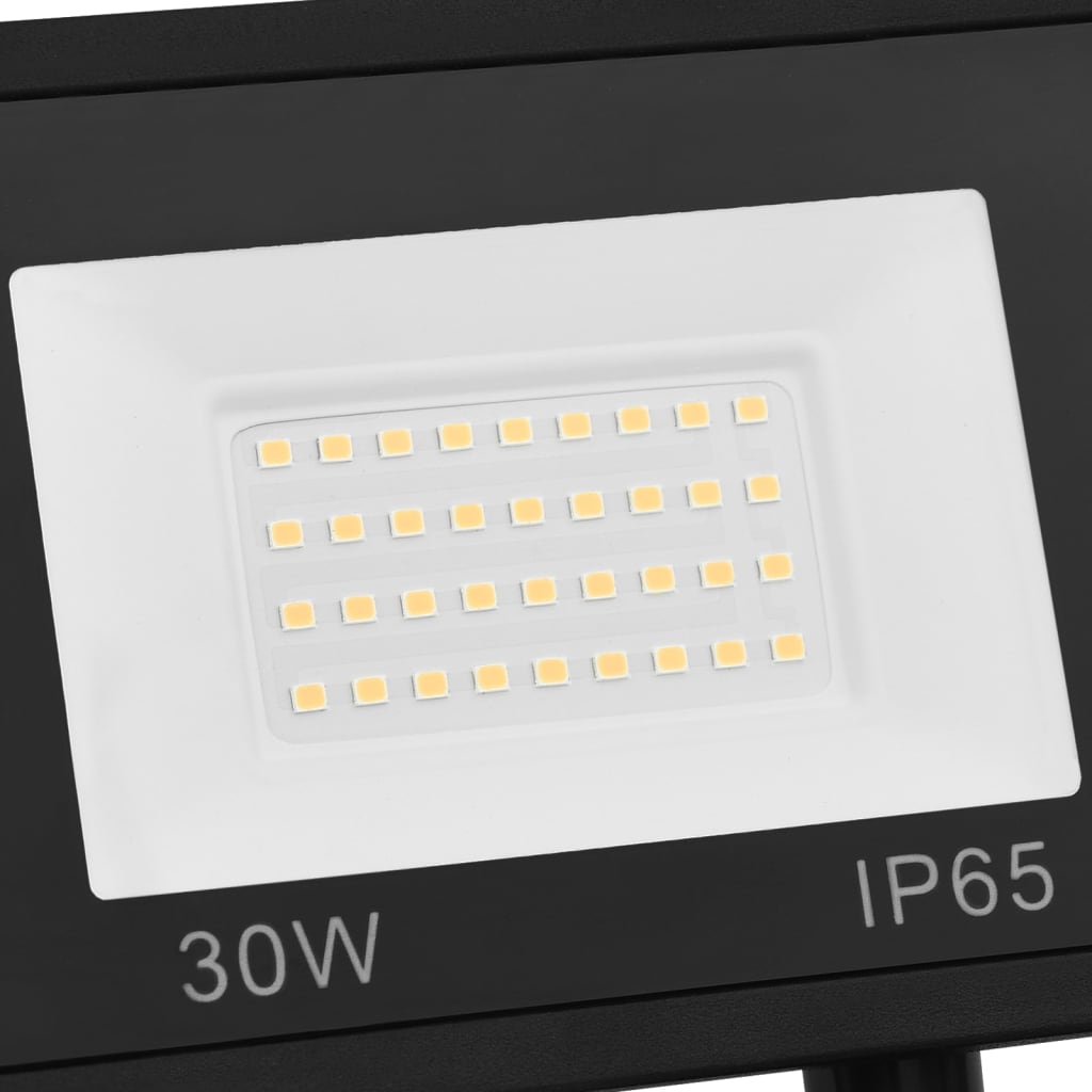 vidaXL Proiector LED cu senzor, 30 W, alb cald