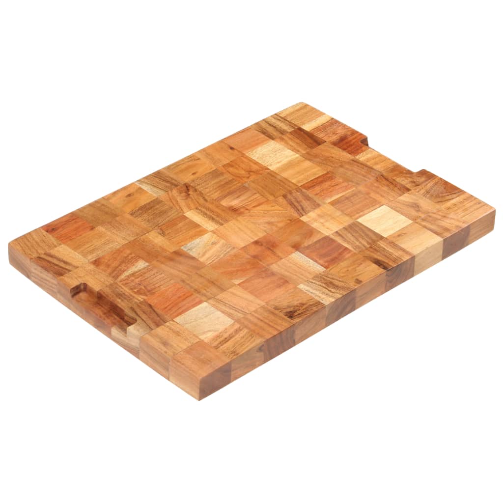 vidaXL Placă de tocat, 50 x 34 x 3,8 cm, lemn masiv de acacia