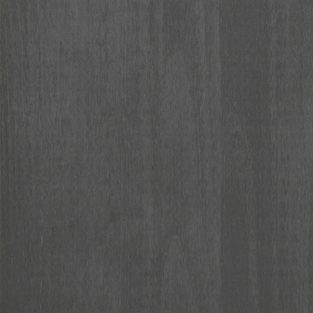 vidaXL Servantă „HAMAR”, gri închis, 113x40x80 cm, lemn masiv pin
