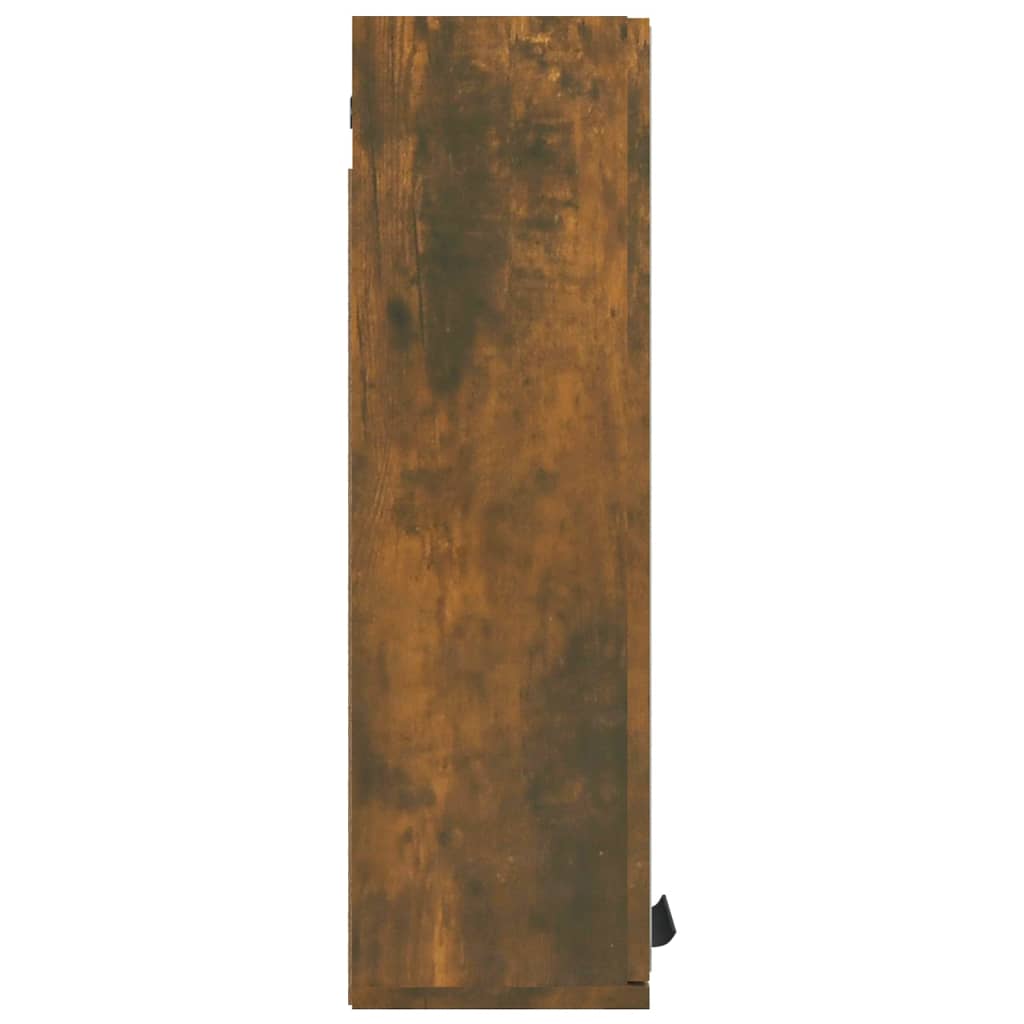 vidaXL Dulap de baie cu oglindă, stejar fumuriu, 64x20x67 cm