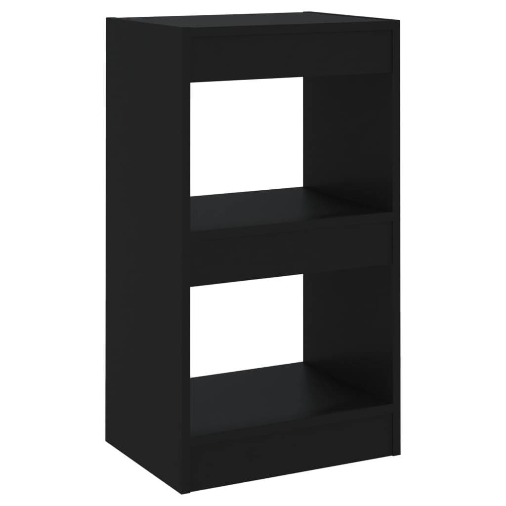 vidaXL Bibliotecă/Separator cameră, negru, 40x30x72 cm