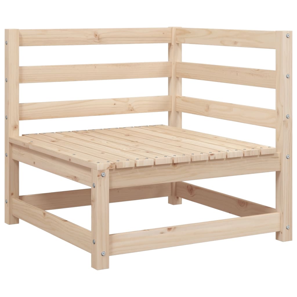 vidaXL Set canapea de grădină, 7 piese, lemn masiv de pin