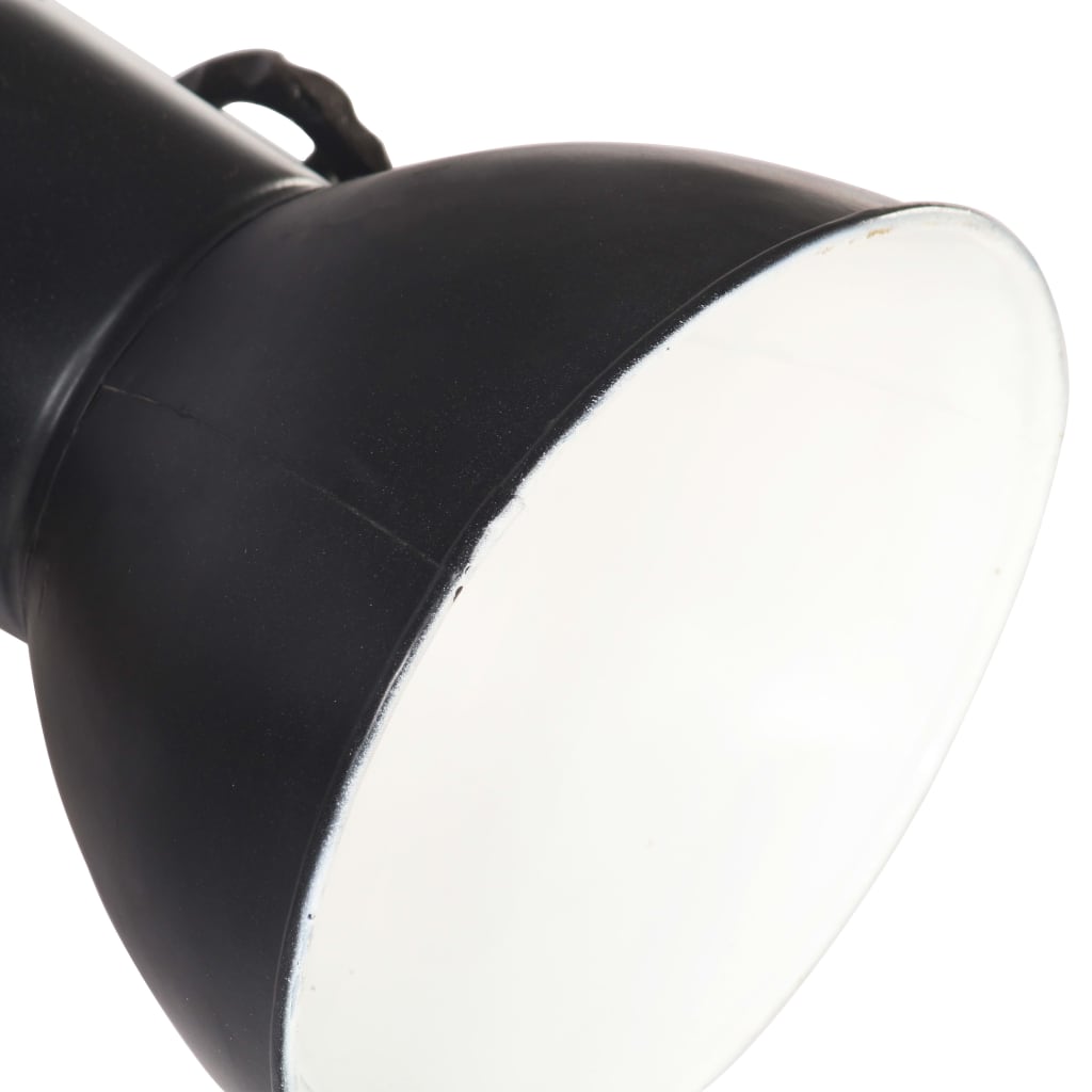 vidaXL Lampă de perete industrială, negru, 90 x 25 cm, E27