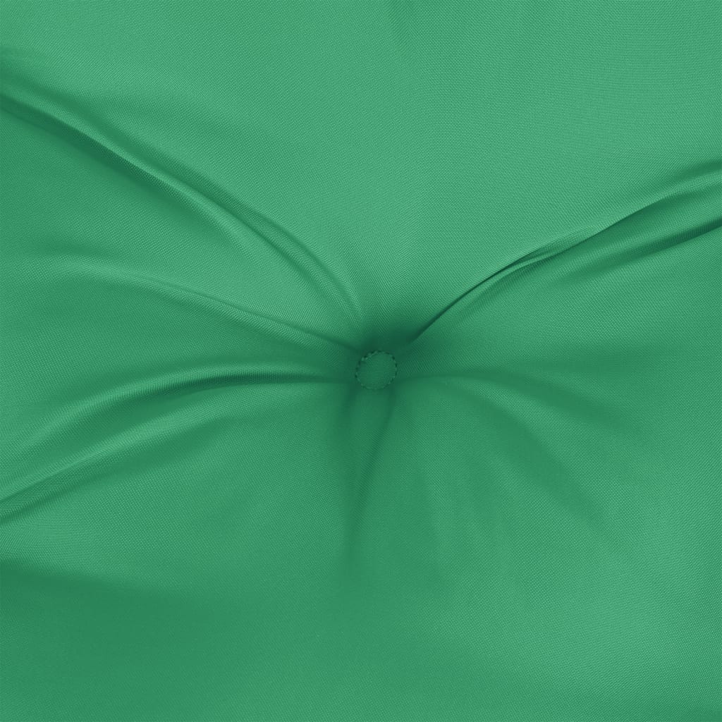 vidaXL Pernă pentru bancă de grădină, verde, 120x50x7 cm, textil