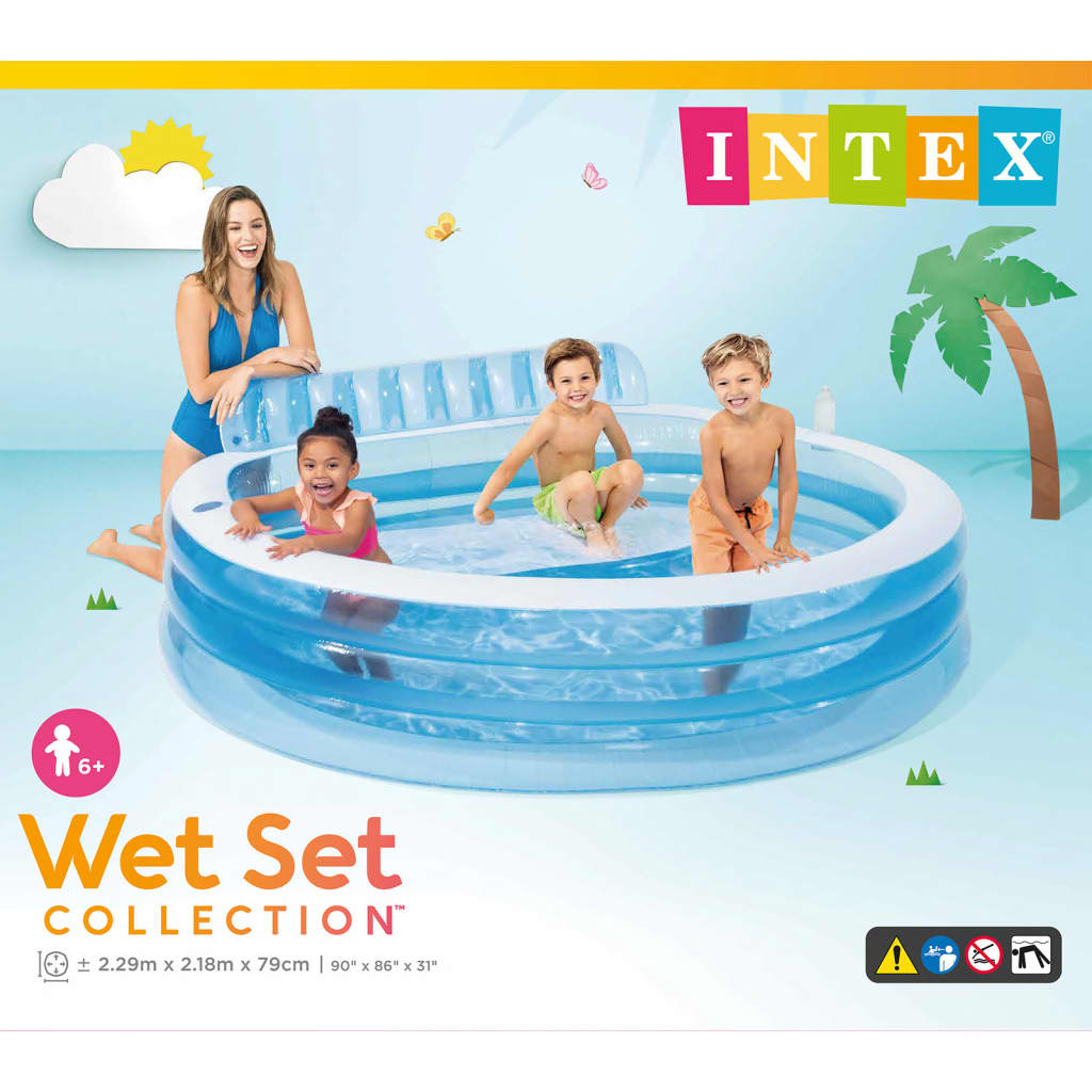 Intex Piscină gonflabilă Family Lounge Pool, 57190NP