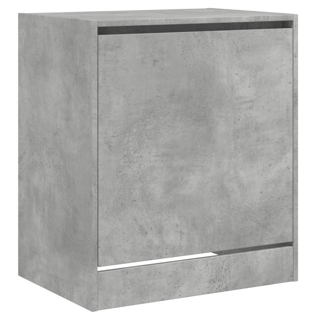 vidaXL Pantofar, gri beton, 60x42x69 cm, lemn compozit