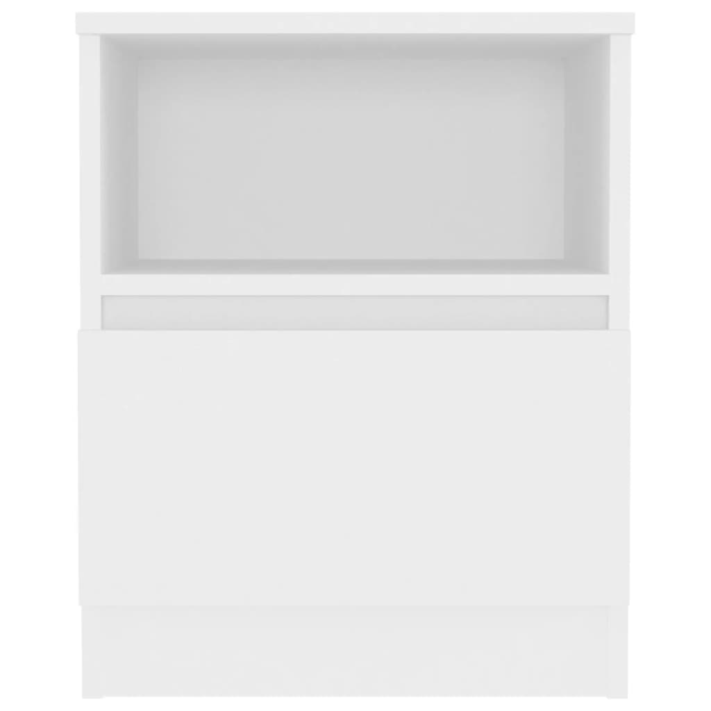 vidaXL Noptieră, alb, 40x40x50 cm, PAL