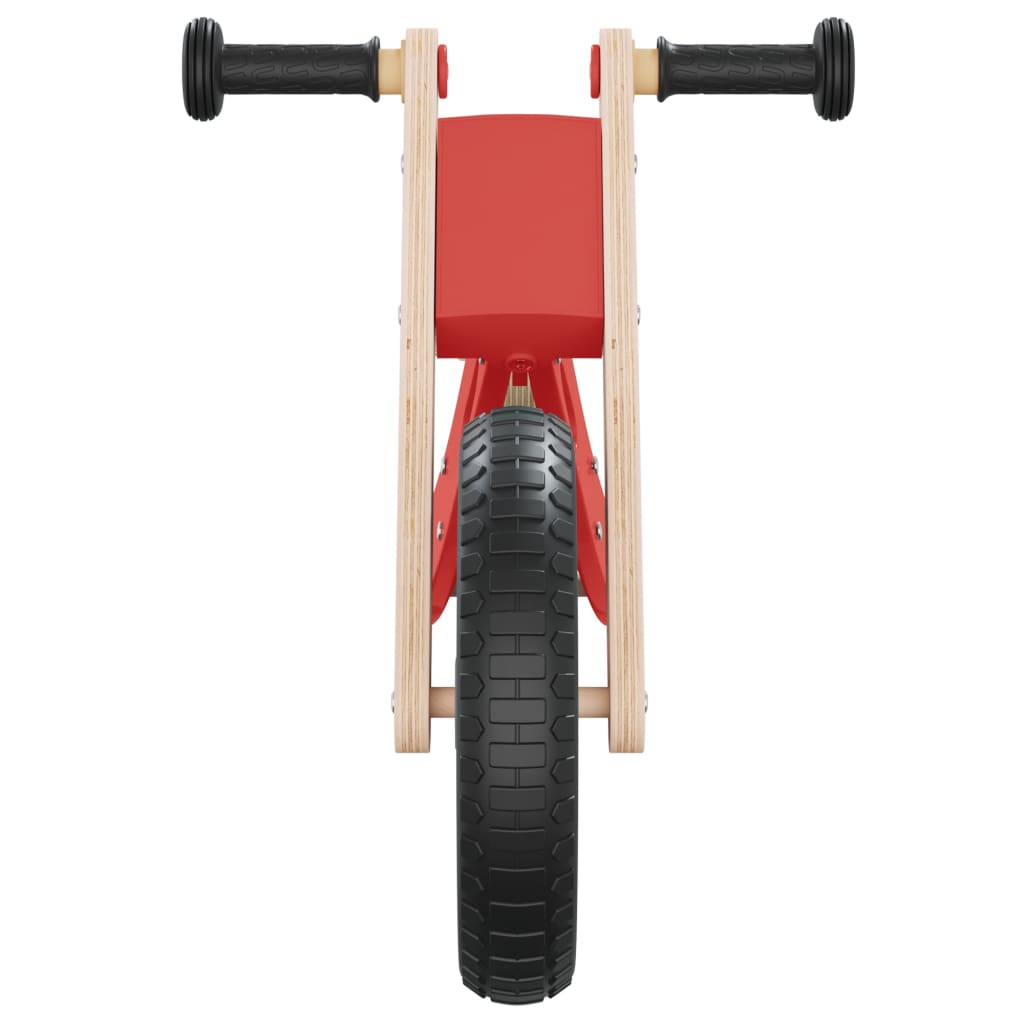 vidaXL Bicicletă de echilibru pentru copii, roșu