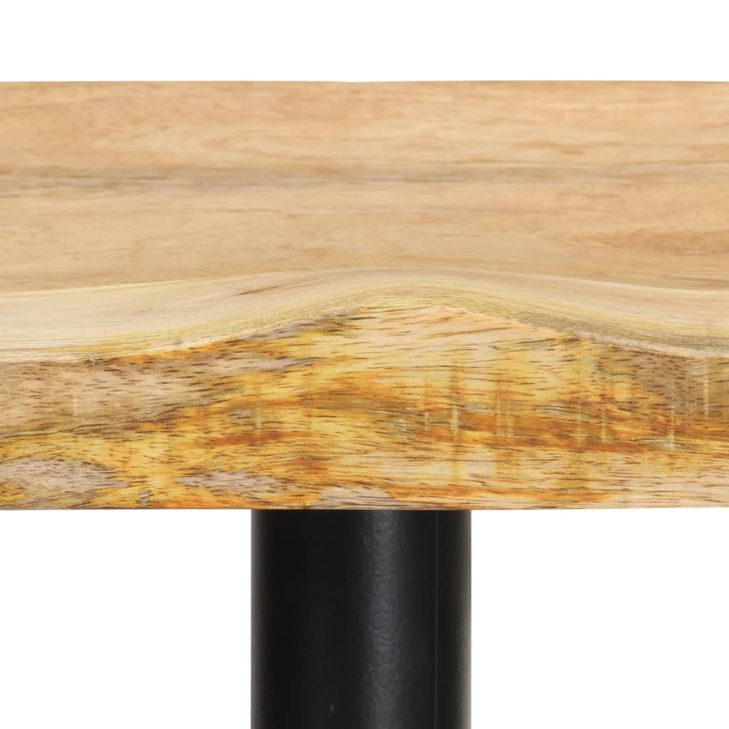 vidaXL Scaune de bar, 2 buc., 66 cm, lemn masiv de mango