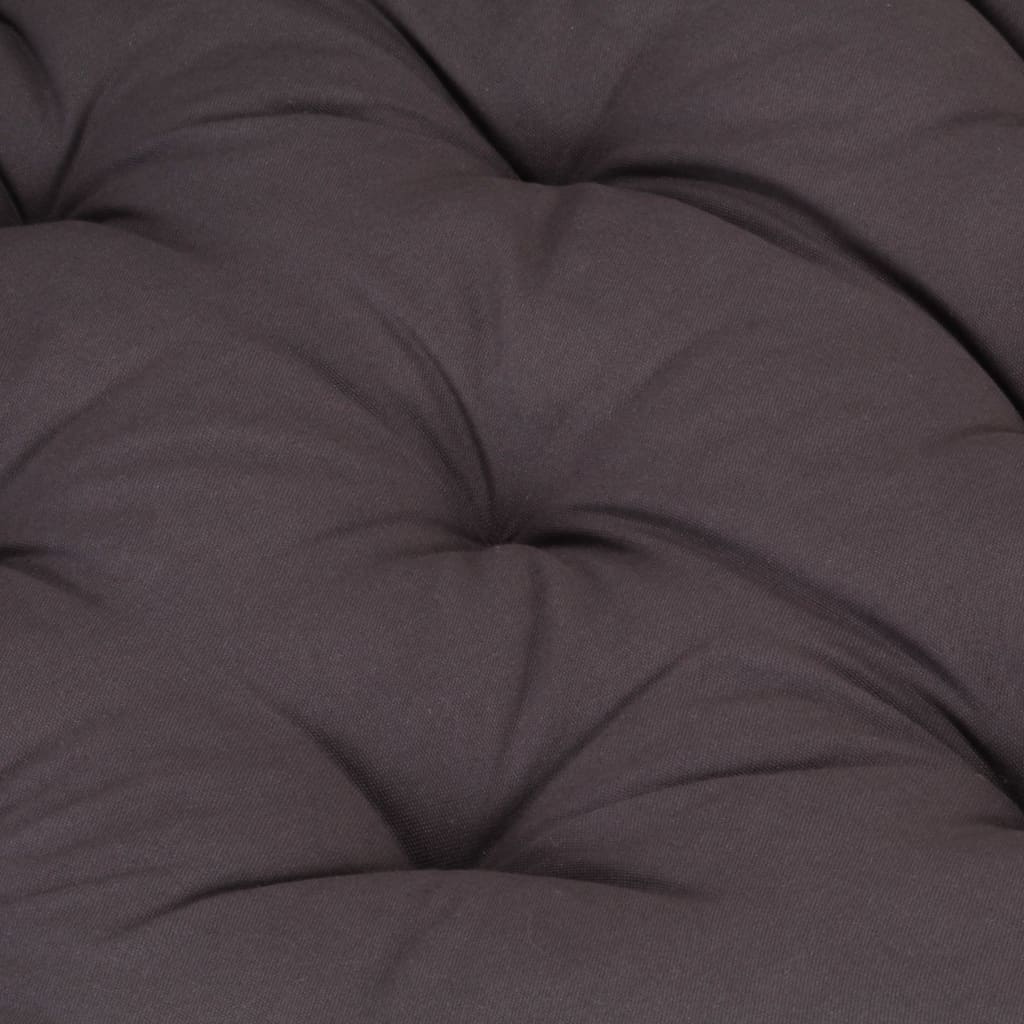 vidaXL Pernă podea canapea din paleți, 120x80x10, antracit, bumbac