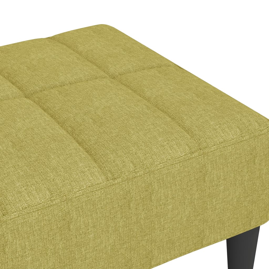 vidaXL Taburet, verde, 78x56x32 cm, material textil