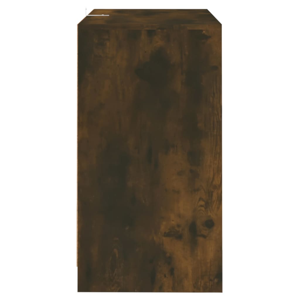 vidaXL Servante, 2 buc., stejar fumuriu, 70x41x75 cm, lemn prelucrat