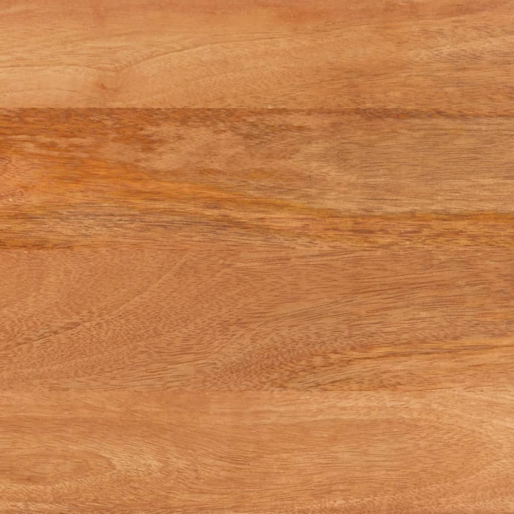 vidaXL Dulap lateral, maro și negru, 60x33,5x75 cm lemn masiv de mango