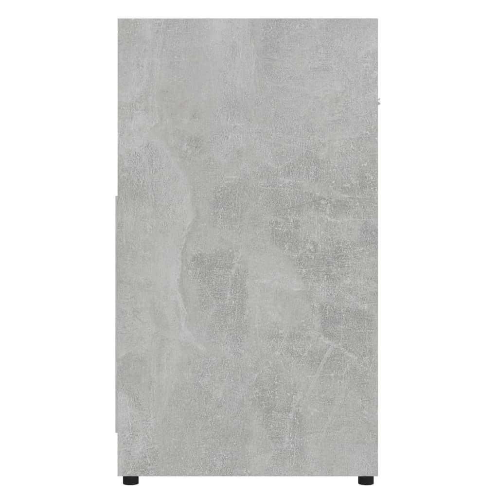vidaXL Dulap de baie, gri beton, 60 x 33 x 61 cm, PAL