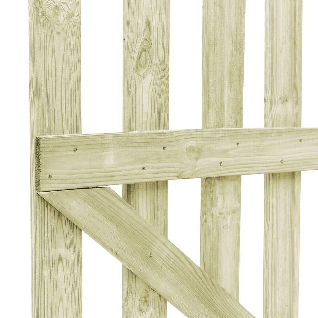 vidaXL Porți de grădină, 2 buc., 150 x 60 cm, lemn de pin tratat