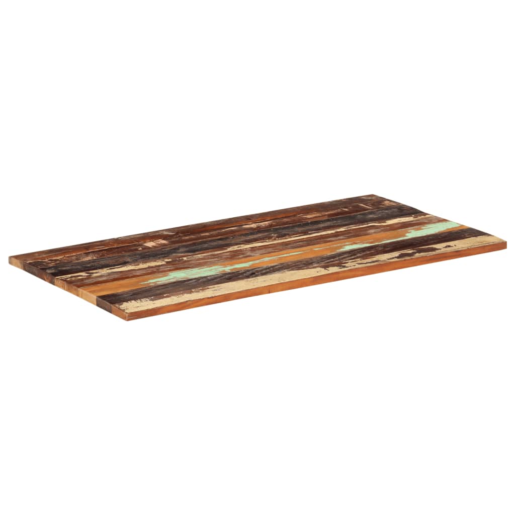 vidaXL Blat masă dreptunghiular 60x120cm, 25-27mm, lemn masiv reciclat