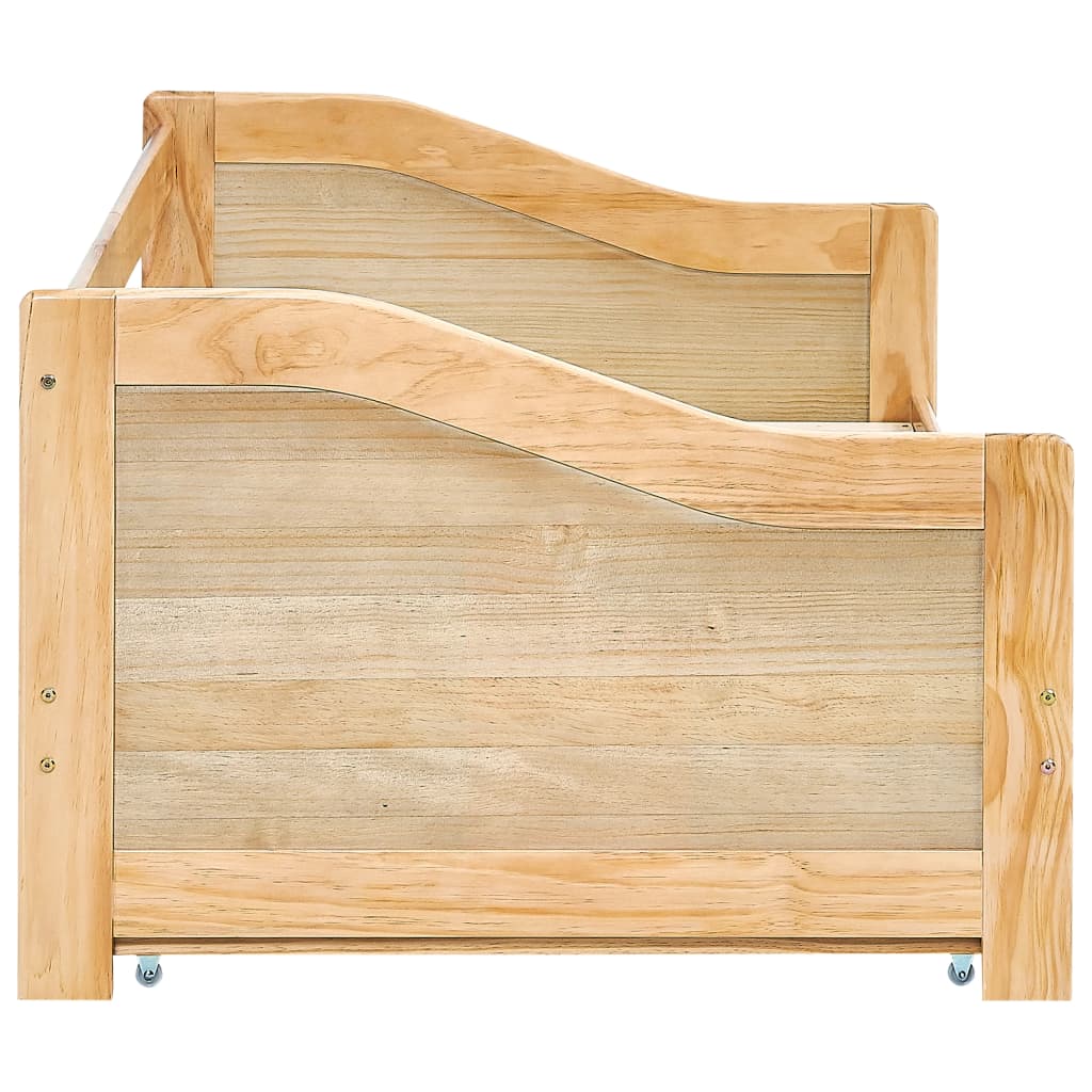 vidaXL Cadru pat canapea, extensibil, 90 x 200 cm, lemn de pin