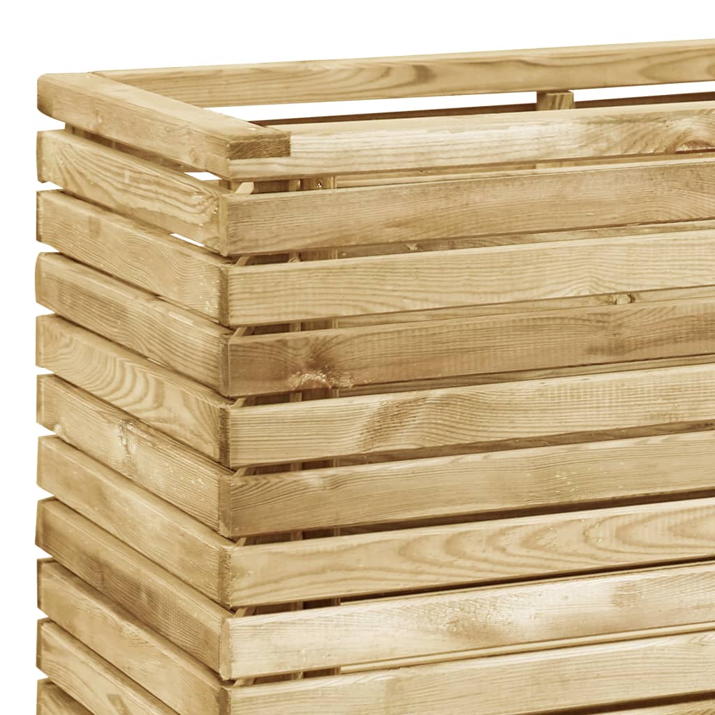 vidaXL Strat înălțat, 100x50x100 cm, lemn de pin tratat