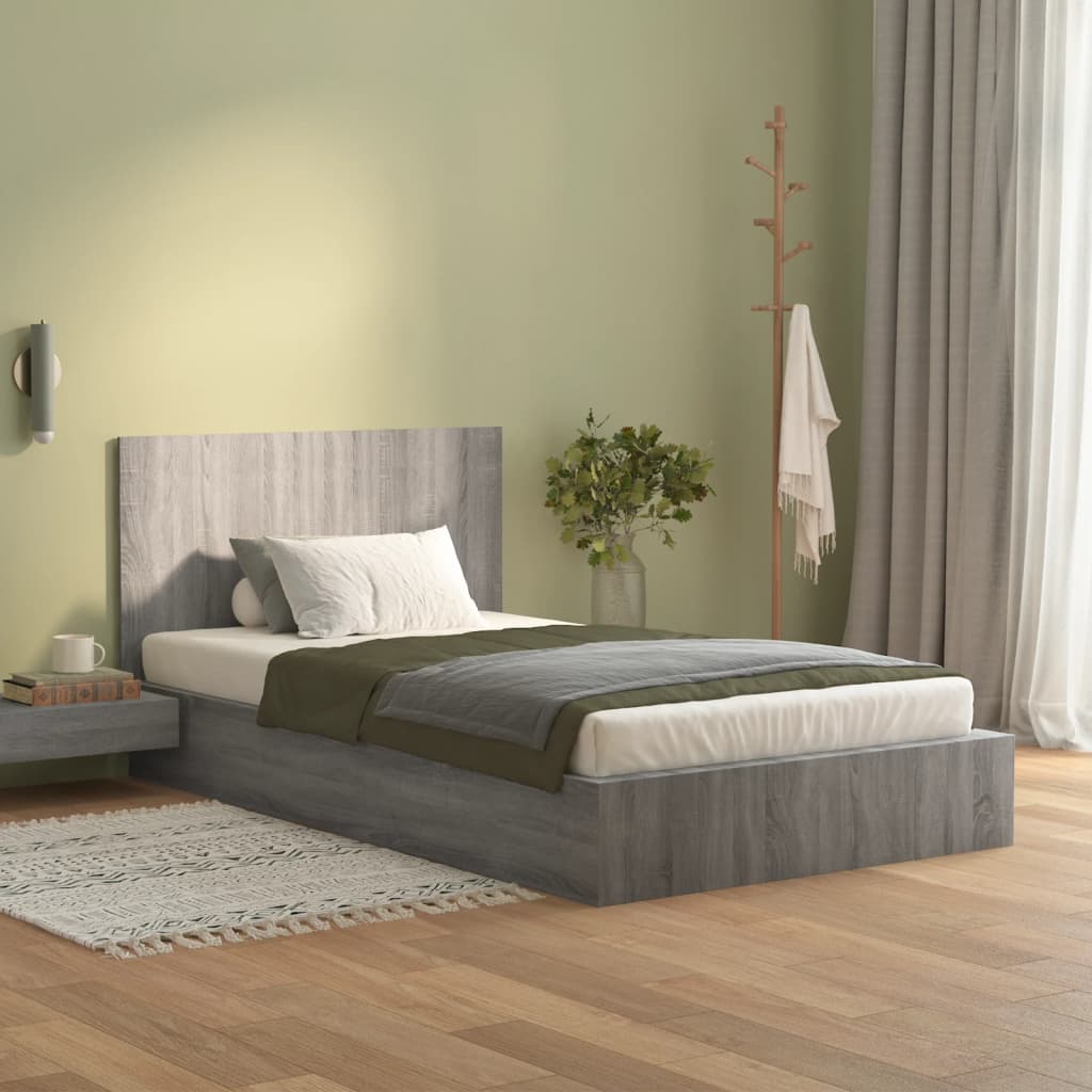 vidaXL Tăblie de pat, gri sonoma, 120x1,5x80 cm, lemn compozit