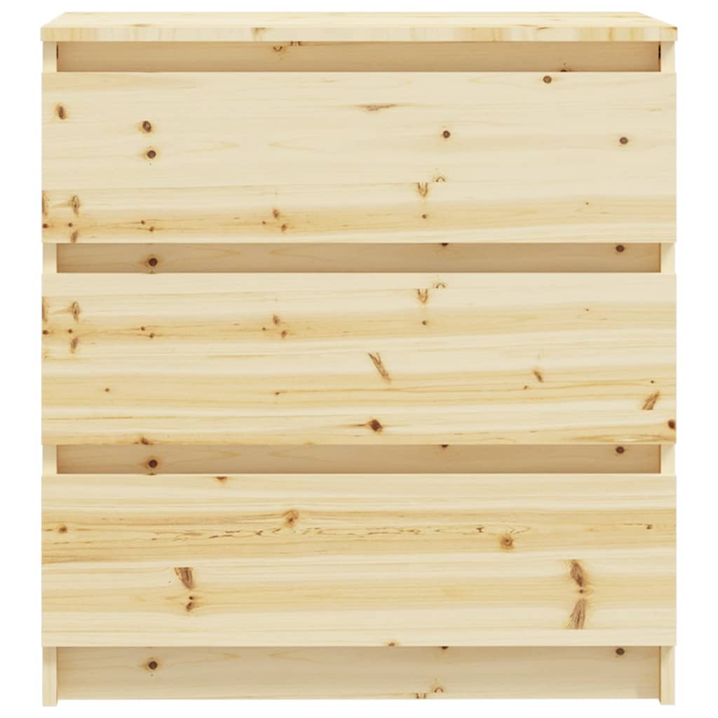 vidaXL Noptieră, 60x36x64 cm, lemn masiv de brad