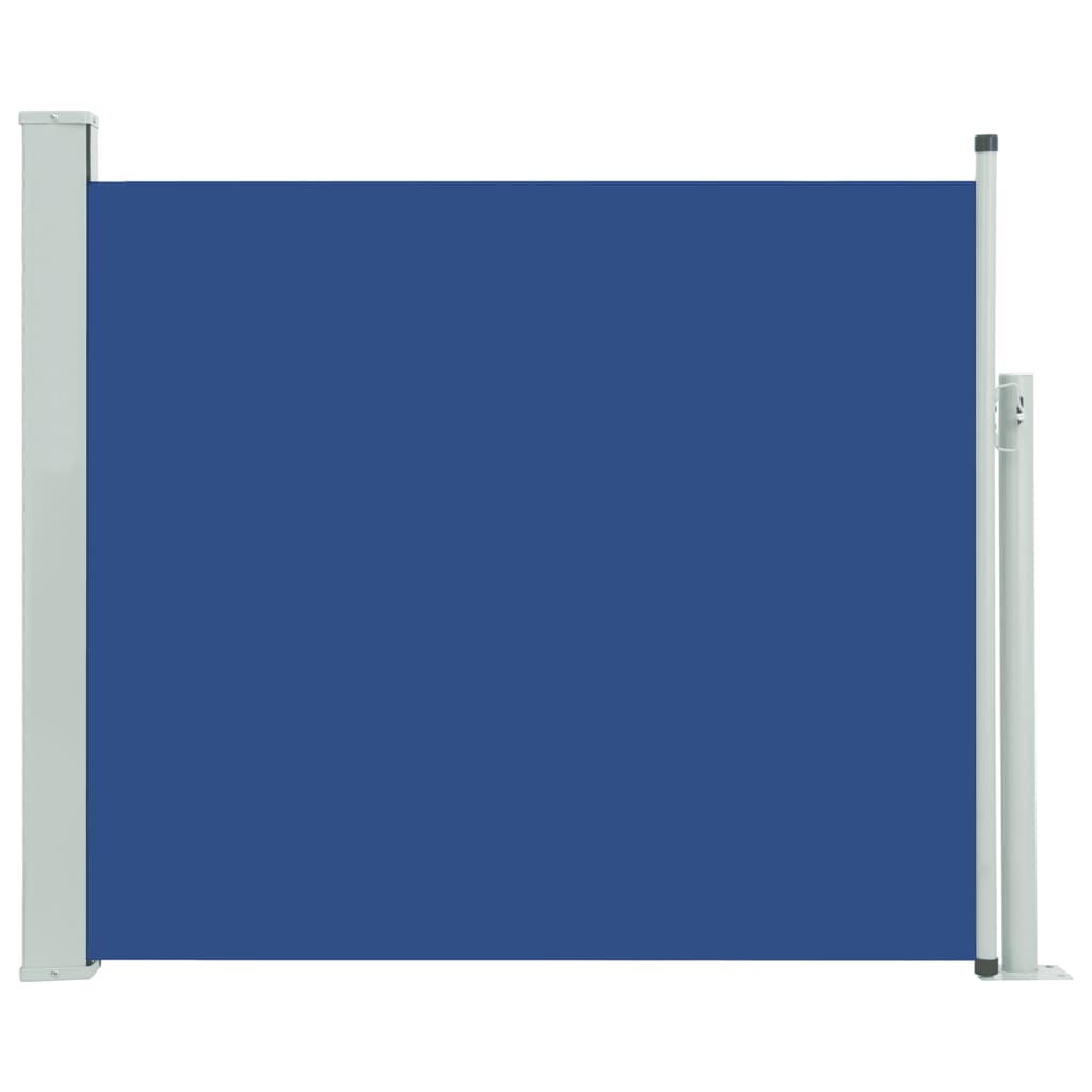 vidaXL Copertină laterală retractabilă terasă, albastru, 100x300 cm