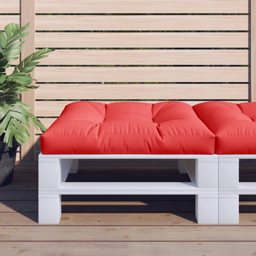 vidaXL Pernă canapea din paleți, roșu, 70x70x12 cm