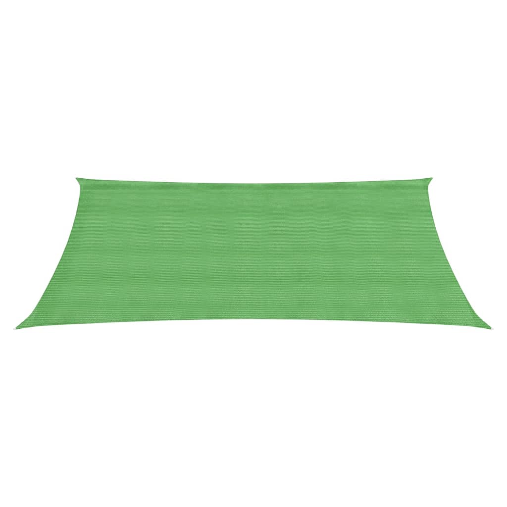vidaXL Pânză parasolar, verde deschis, 2x4 m, HDPE, 160 g/m²