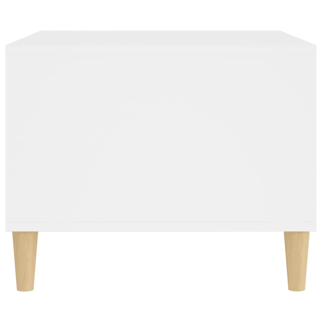 vidaXL Măsuță de cafea, alb, 60x50x40 cm, lemn compozit