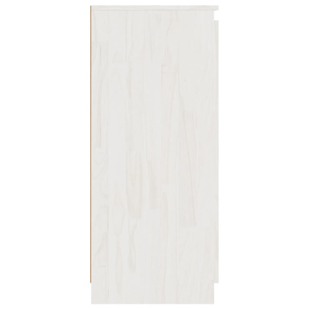 vidaXL Servantă, 60x36x84 cm, alb, lemn masiv de pin