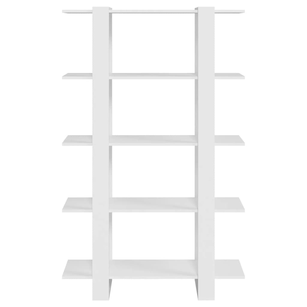 vidaXL Bibliotecă/Separator cameră, alb, 100x30x160 cm