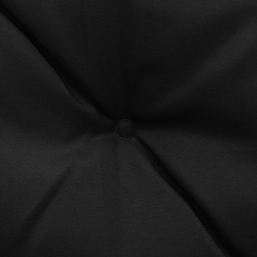 vidaXL Perne pentru balansoar, 2 buc., negru și gri, 50 cm, textil