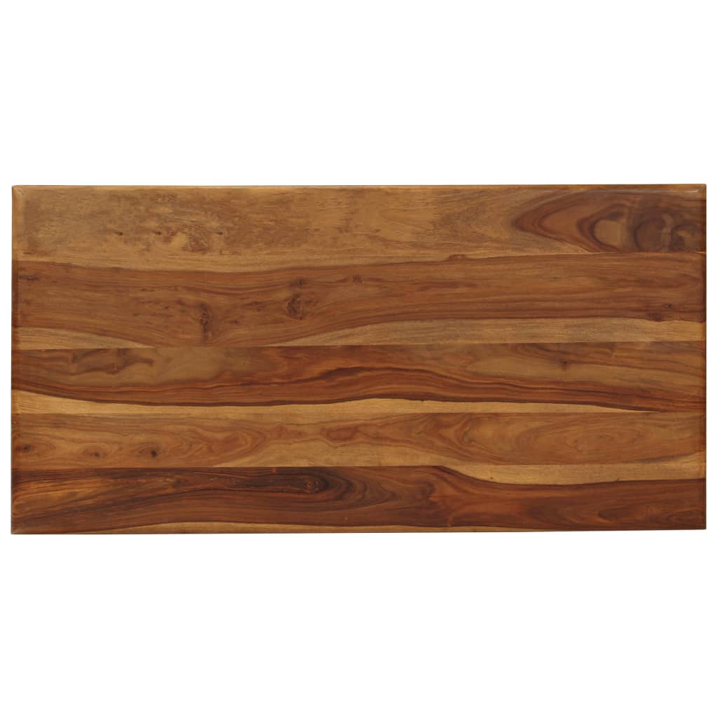 vidaXL Masă de bucătărie, lemn masiv de sheesham, 120 x 60 x 77 cm