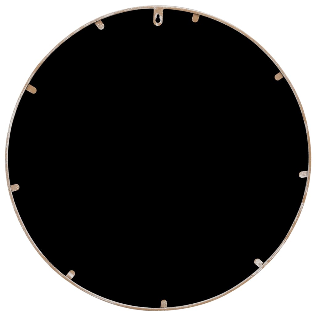 vidaXL Oglindă rotundă,nisip,60x2,5 cm,fier, utilizare în interior