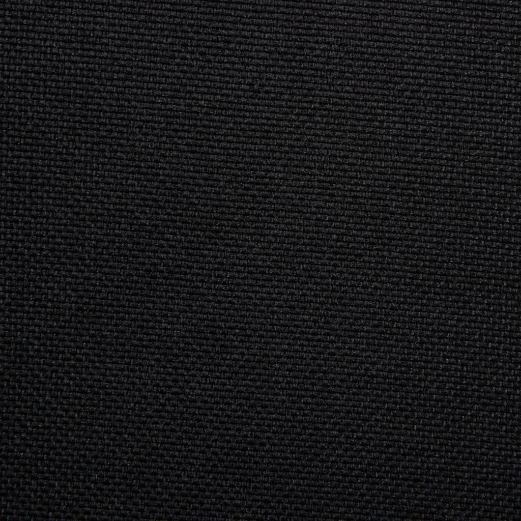 vidaXL Scaun de bucătărie pivotant, negru, material textil