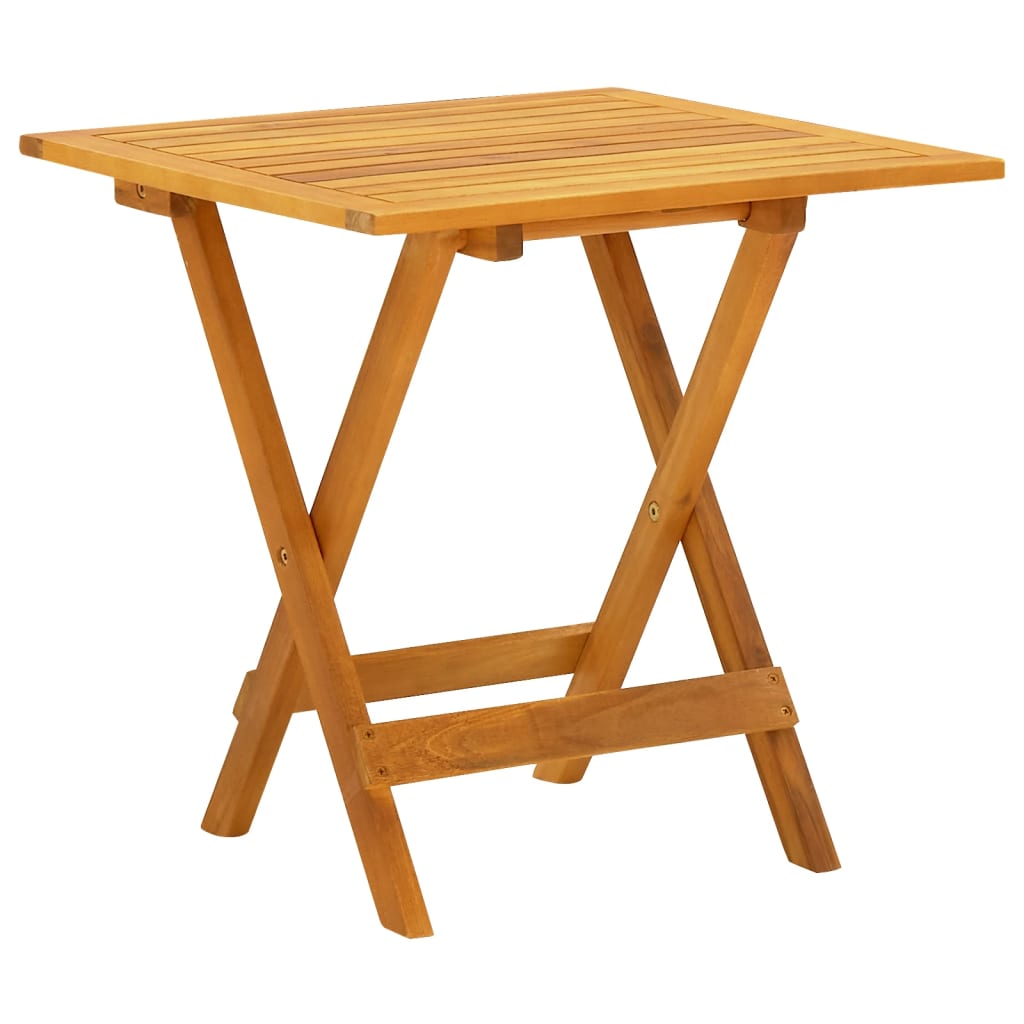 vidaXL Șezlonguri cu masă de exterior, lemn masiv acacia și textilenă