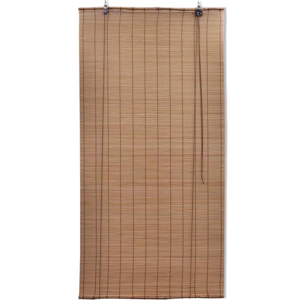 vidaXL Jaluzea tip rulou, maro, 100 x 220 cm, bambus