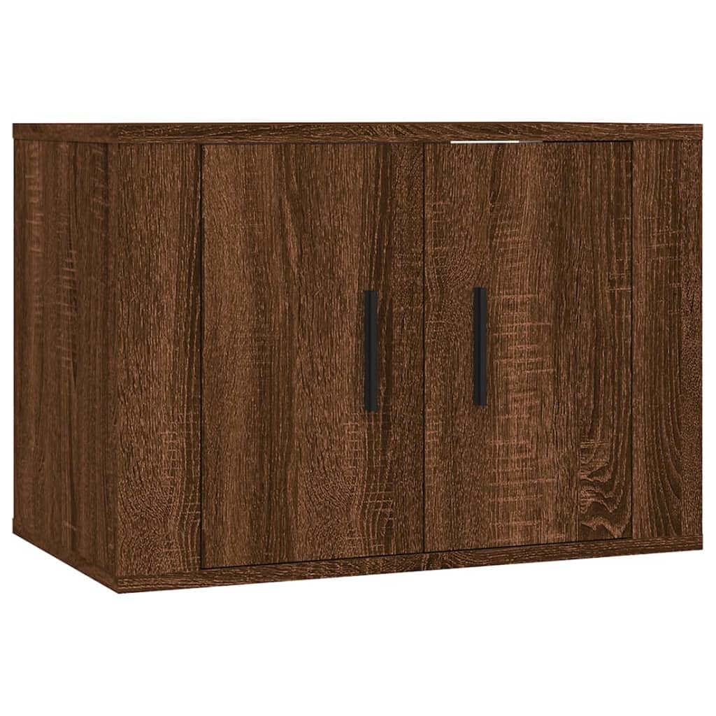 vidaXL Set dulapuri TV, 5 piese, stejar maro, lemn prelucrat