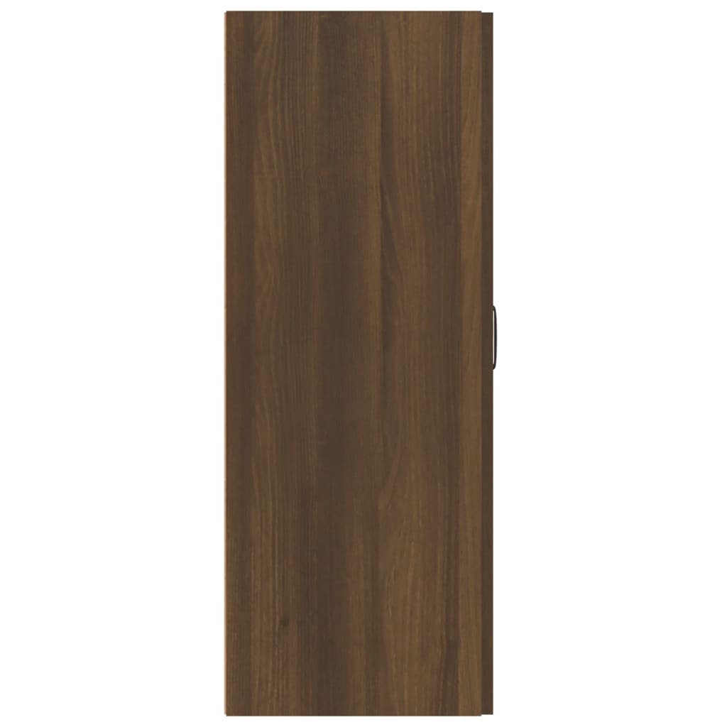 vidaXL Dulap suspendat, stejar maro, 69,5x34x90 cm, lemn prelucrat