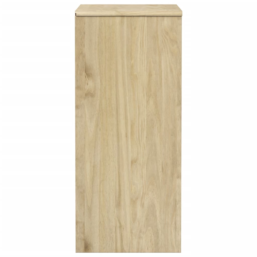 vidaXL Dulap cu sertar SAUDA stejar, 76,5x39x91 cm, lemn masiv de pin