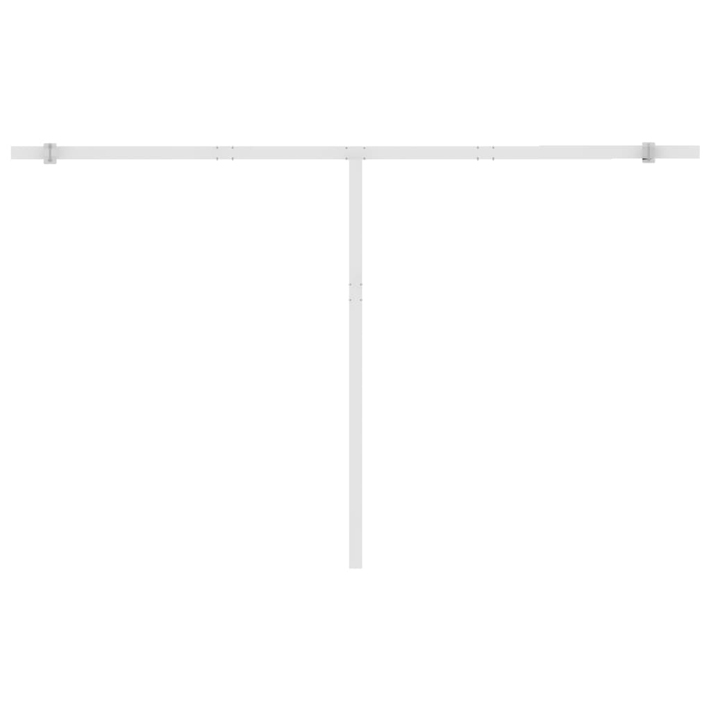 vidaXL Copertină autonomă retractabilă automat oranj&maro 450x300 cm